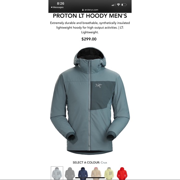 Arc'teryx Other - Arc’teryx Men’s Proton Lt Hoody